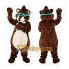 Glasses Mouse Raccoon Mascot Costume for Adult