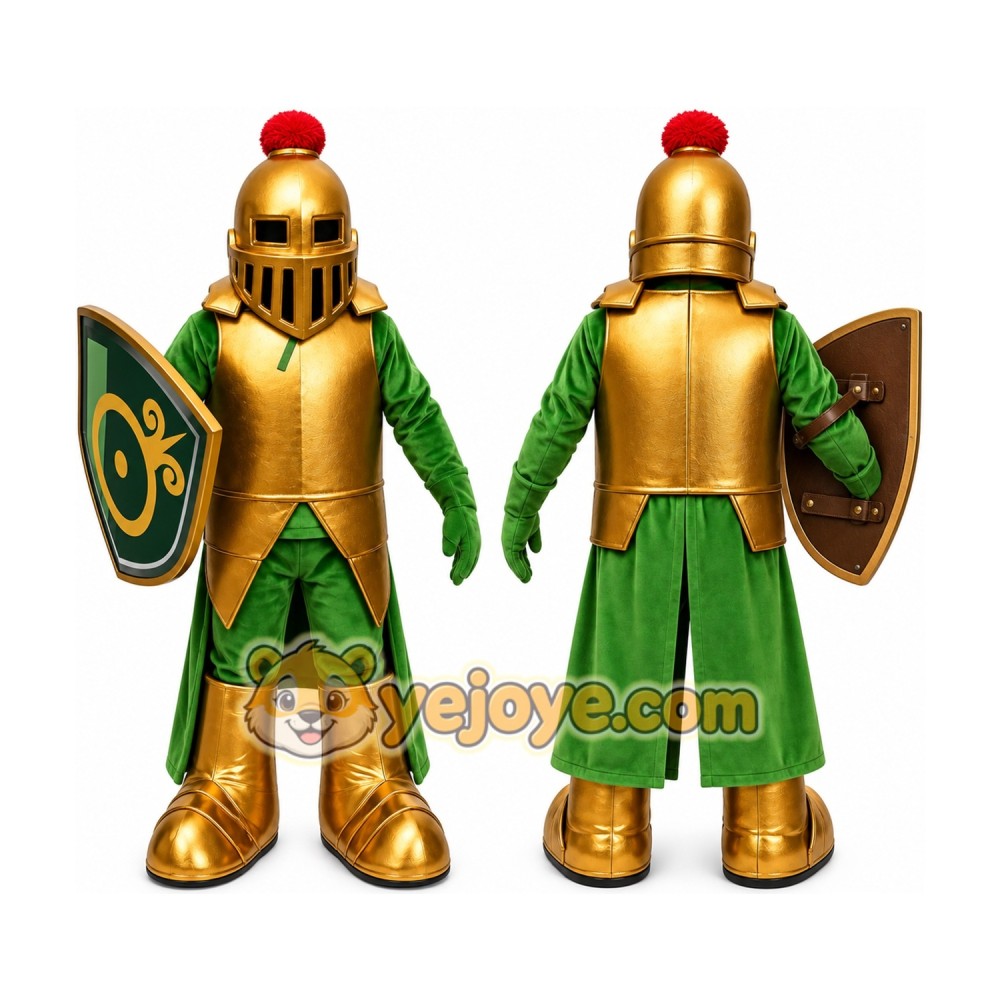 Golden Knight Mascot Costume Spartan Trojan Costume Golden Knight Mascot Costume Spartan Trojan Costume