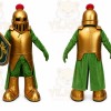 Golden Knight Mascot Costume Spartan Trojan Costume