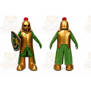 Golden Knight Mascot Costume Spartan Trojan Costume