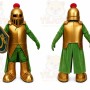 Golden Knight Mascot Costume Spartan Trojan Costume
