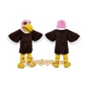 Good Quality Pink Head Vulture Mascot Costume Birds Mascot Good Quality Pink Head Vulture Mascot Costume Birds Mascot