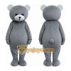 Gray Bear Mascot Costume Gray Bear Mascot Costume