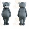 Gray Bear Mascot Costume