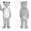 Gray Cat Cartoon Mascot Costume
