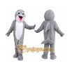 Gray Dolphin Mascot Costume Gray Dolphin Mascot Costume