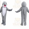 Gray Dolphin Mascot Costume