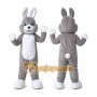 Gray Easter Bunny Rabbit Mascot Costume