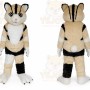 Gray Fox Mascot Costume