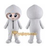 Gray Hat Boy Mascot Costume Gray Hat Boy Mascot Costume