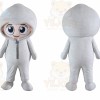 Gray Hat Boy Mascot Costume