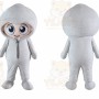 Gray Hat Boy Mascot Costume