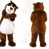 Gray Hippo Mascot Costume