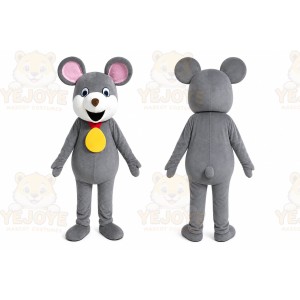 Gray Mouse Mascot Costume