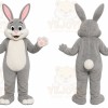 Gray Rabbit Mascot Costume