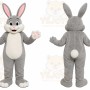 Gray Rabbit Mascot Costume