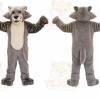 Gray Wolf Mascot Costume