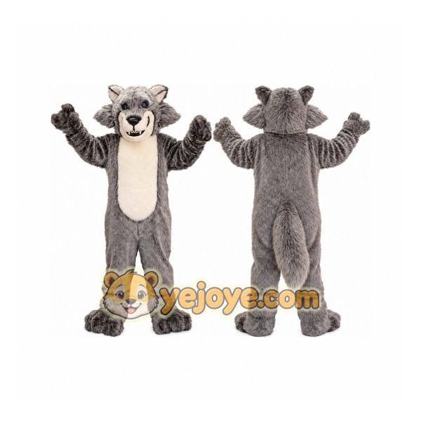 Gray Wolf Mascot Costume