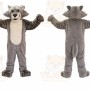 Gray Wolf Mascot Costume