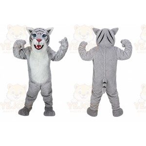 Gray Young Tiger Animal Cubs Tiger Mascot Costume