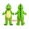 Green Dinosaur Mascot Costume Green Dinosaur Mascot Costume