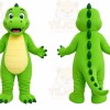 Green Dinosaur Mascot Costume