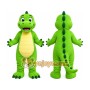 Green Dinosaur Mascot Costume