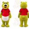Green Bear Mascot Costume