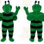 Green Bee Mascot Costume
