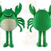 Green Big Crab Character Mascot Costume Cosplay Outfits