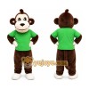 Green Big Mouth Monkey Mascot Costume Green Big Mouth Monkey Mascot Costume