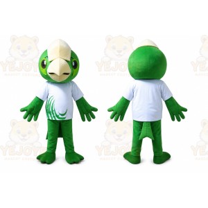 Green Bird Mascot Costume