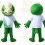 Green Bird Mascot Costume