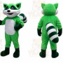 Green Cat Mascot Costume
