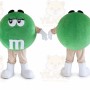 Green Chocolate Beans Mascot Costume