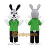 Green Coat Easter Bunny Rabbit Mascot Costume Green Coat Easter Bunny Rabbit Mascot Costume