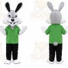 Green Coat Easter Bunny Rabbit Mascot Costume