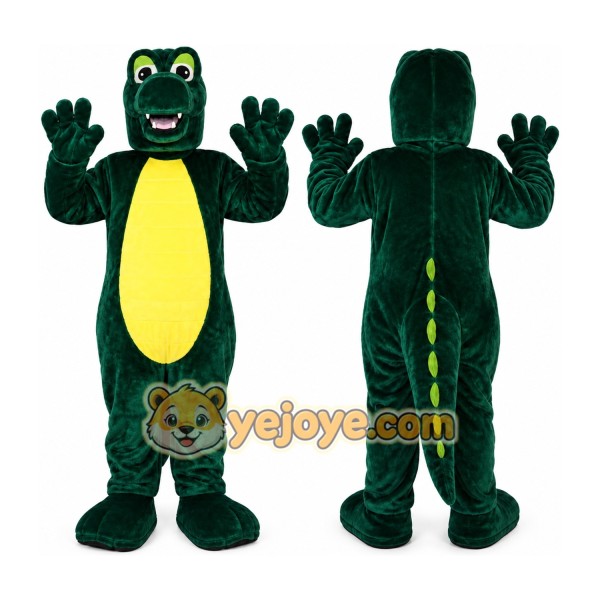 Green Crocodile Mascot Costume for Adult