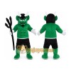 Green Devil Mascot Costume Green Devil Mascot Costume
