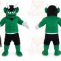 Green Devil Mascot Costume