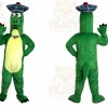 Green Dinosaur Mascot Costume for Adult