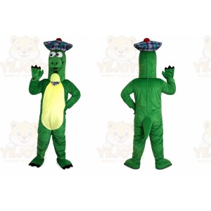 Green Dinosaur Mascot Costume for Adult