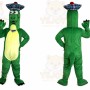 Green Dinosaur Mascot Costume for Adult
