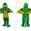 Green Dinosaur Mascot Costume