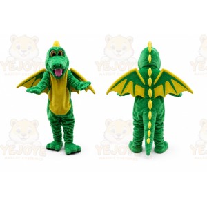 Green Dinosaur Mascot Costume