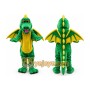 Green Dinosaur Mascot Costume