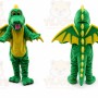 Green Dinosaur Mascot Costume