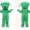 Green Dog Cartoon Mascot Costume