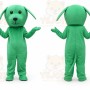 Green Dog Cartoon Mascot Costume