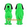 Green Dog Mascot Costume Green Dog Mascot Costume